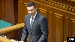 Віталій Кличко з трибуни Верховної Ради, 4 лютого 2014 року