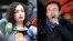 Albin Kurti, of the upstart Self-Determination (Vetevendosje) party, has vowed to discuss forming a government with the center-right Democratic League (LDK) and their prime ministerial candidate Vjosa Osmani (left). 