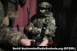 Бійці 49 окремого штурмового батальйону «Карпатська Січ» поблизу Торецька в січні 2025 року