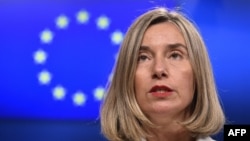 Ish-shefja e politikës së Jashtme të Bashkimit Evropian, Federica Mogherini.