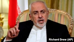 Ирандын тышкы иштер министри Мохаммад Жавад Зариф, 24-апрель, 2018-жыл.