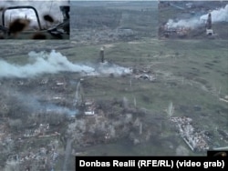 Танкісти 100-ї ОМБр працюють по скупченнях російської піхоти в Торецьку