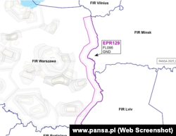 Абмежаваньні на палёты ля мяжы Польшчы зь Беларусьсю і Ўкраінай