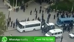 Gəncədə dindarlarla polis arasında qarşıdurma