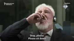 War Crimes Convict Dies After Drinking Liquid In Hague Court