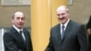 Быший президент Армении Роберт Кочарян (слева) и президент Беларуси Александр Лукашенко (архив) 