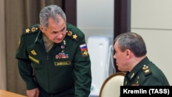 Ռուսաստանի պաշտպանության նախկին նախարար Սերգեյ Շոյգուն և Գլխավոր շտաբի գործող պետ Վալերի Գերասիմովը, արխիվ