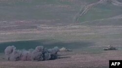 Столкновения в Нагорном Карабахе.