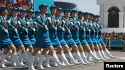 Казакстанда өткөн аскер парады. 7-май, 2015-жыл 