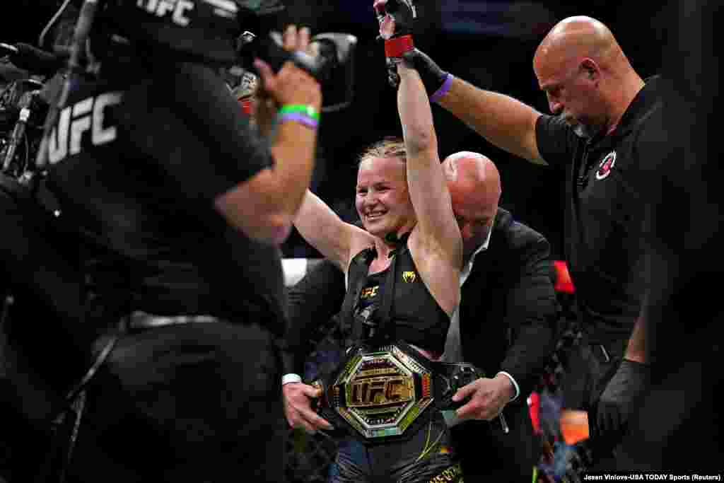 Ушуну менен Валентина Шевченко беш жолу чемпиондук курун коргоп калды.