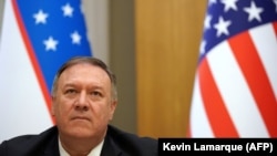 AQSh Davlat kotibi Mayk Pompeo. Toshkent, 2020, 3 fevral.