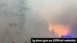 Пожежа в Новоайдарському районі Луганщини, 7 липня 2020 року