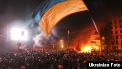 Протистояння на вулиці Грушевського між демонстрантами і правоохоронцями, Київ, 20 січня 2014 року