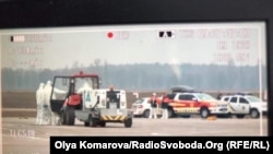 Зустріч літака з евакуйованими з Уханя в аеропорту «Бориспіль», 20 лютого 2020 року