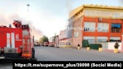 Наслідки удару безпілотників по заводу напівпровідників у Болхові, Орловська область, Росія