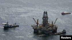 Нефтяная платформа в Мексиканском заливе