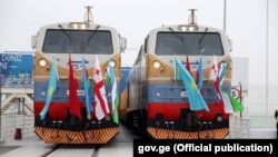 Ադրբեջան - Բաքու-Թբիլիսի-Կարս երկաթուղու հանդիսավոր բացումը, 30-ը հոկտեմբերի, 2017թ․