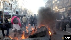 Тасовире аз эътирозҳо дар 14-уми феврал дар Теҳрон