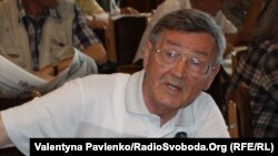 Іван Дзюба під час презентації нової книги