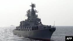 "Moskwa" uzak aralyga ýetýän ganatly raketalaryň 16 sanysyny göterip bilýärdi.