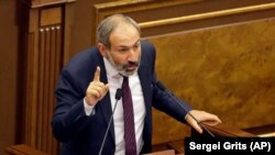 Նիկոլ Փաշինյանը ելույթ է ունենում Ազգային ժողովում, արխիվ