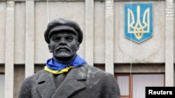 Помнік Леніну ў Славянску. Ілюстрацыйнае фота