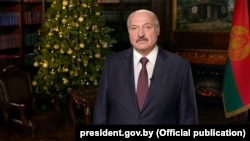 Բելառուսի նախագահ Ալեքսանդր Լուկաշենկոն ամանորյա ուղերձ է հղում, Մինսկ, 1-ը հունվարի, 2020թ.