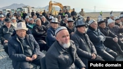 Достук айылынын эли Чет-Булак жерлигинде. 14-март, 2025-жыл.