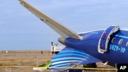 Место крушения самолёта AZAL, Актау, 28 декабря 2024 года