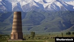 «Մետաքսի ճանապարհի» վրա գտնվող Բուրանա աշտարակը Ղրղըզստանում, արխիվ