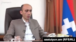 Արտակ Բեգլարյանը Արցախի պետնախարարի պաշտոնում, արխիվ