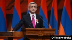 Церемония инаугурации президента Армении Сержа Саргсяна, Ереван, 9 апреля 2013 г.