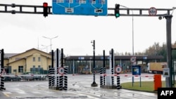 Пункт перетину кордону між Литвою та Білоруссю поблизу Шальчинінкаю, 27 жовтня 2025 року