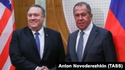 ԱՄՆ պետքարտուղար Մայք Փոմփեո և Ռուսաստանի ԱԳ նախարար Սերգեյ Լավրով, արխիվ