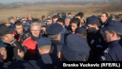 Blokada na Korman polju, Kragujevac 18. januar 2011.