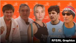 "Азаттыктын" Борбор Азия кызматтарынын "Спорт: Кыйынчыкты жеңген кыраандар" сынагынын жеңүүчүлөрү.