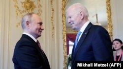 Jo Baýden bilen Wladimir Putin Ženewada duşuşýar. 16-njy iýun, 2021 ý.