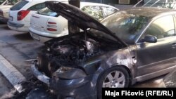 Сгоревший автомобиль (иллюстративное фото)