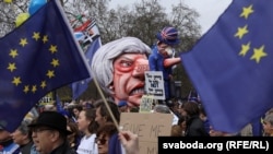 Лондондогу Брекзитке каршы жыйын. 2019-жылдын 23-марты.