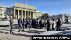 Чек арага байланыштуу нааразылык митинги. 2021-жылдын 15-февралы