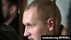 Дзьмітры Новік падчас суду