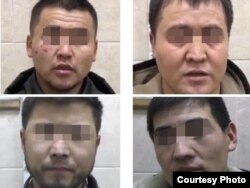 Подозреваемые в разбое кыргызстанцы, февраль 2020 г. (фото портала fontanka.ru).