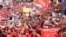 Митинг в Каракасе в поддержку Уго Чавеса 10 января