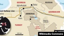 Azerbaijan -- Baku-Tbilisi-Kars railway line