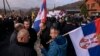 Kosovo's Serbs protested against the Pristina government's 100 percent tariffs on goods from Serbia (file photo).