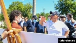 Рөстәм Миңнеханов төзелеш буласы урынны карый