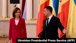 Молдова менен Украинанын президенттери. Киев, 12-январь, 2021-жыл. 