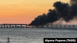  Крымский мост, 8 октября 2022 года 