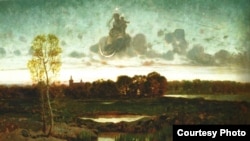 Ранішняя зорка. Мастак Ёзэф Шэрментоўскі. Алей, палатно. 1874 г.