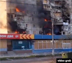 Наслідки російської атаки на Херсон